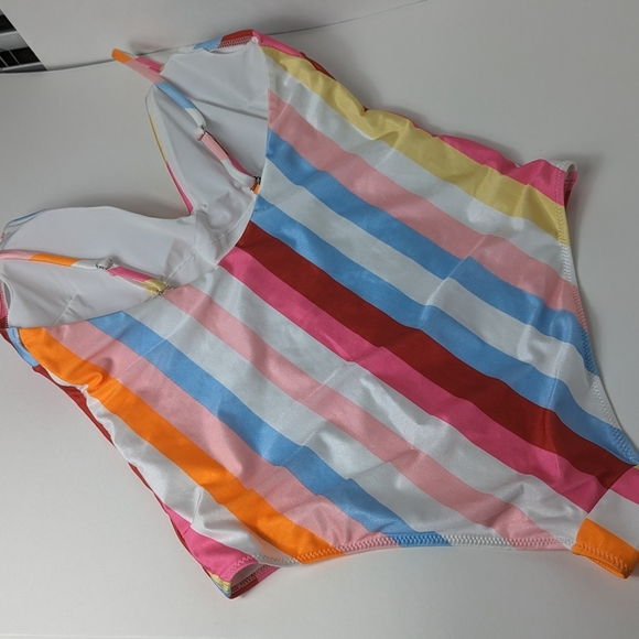 H & M stripe swim suit sz 12 NEW - Picture 6 of 9